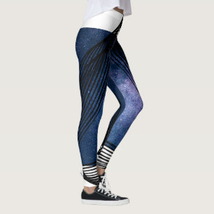 Leggings "Gras en bleu