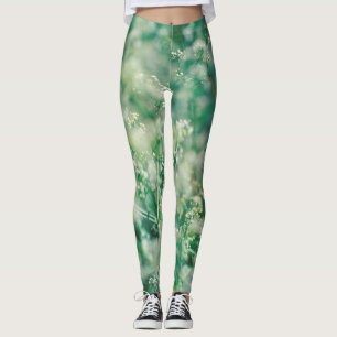Leggings Grass vert Feuille Fleurs Plantes Nature
