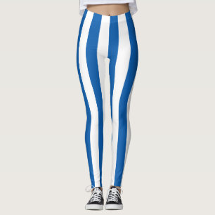 Leggings Grèce Couleurs du drapeau national Verticalement s