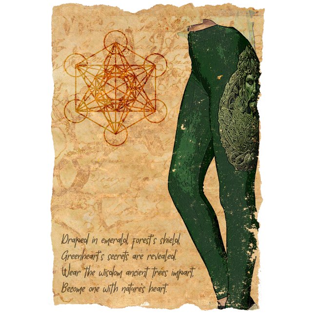 Leggings Greenheart Guardian : Homme vert (Créateur téléchargé)