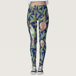 Leggings Grenade et petit oiseau, William Morris