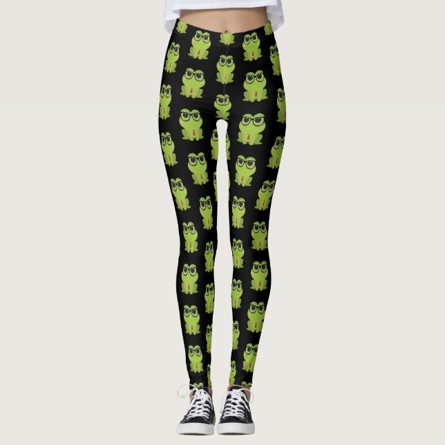 Leggings Grenouille Nerd (Devant)