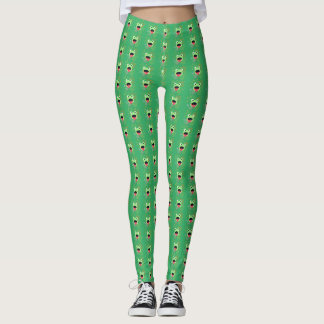 Leggings Grenouille verte et feux d'artifice Légendes de co