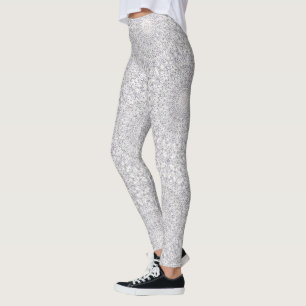 Leggings Grey et Lilac Mandala Motif