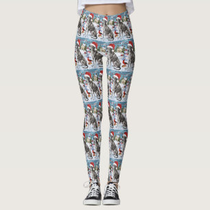 Leggings Greyhound Winter Wonderland Christmas Joie