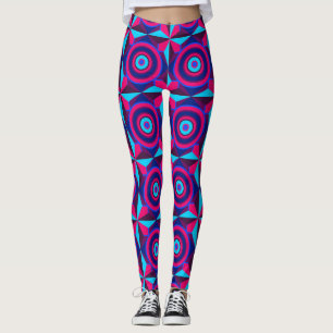 Leggings Grille rétro Cyberpunk