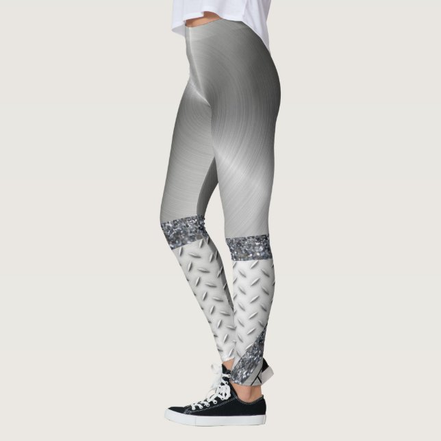 Leggings gris (Gauche)