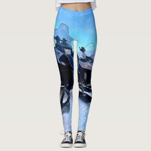 Leggings Groenland Snowmobile Arctic Adventure Imprimer com