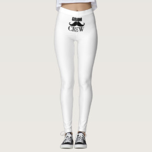 Leggings Groom Crew Bachelor Party Mariage Black Giant