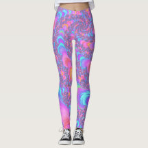 Groovy Coloré Fluorescent Tripant Spirale Fractale