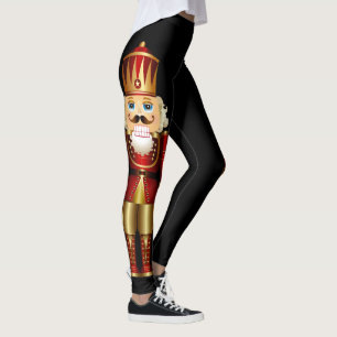 Leggings Gros crackers rouge et or