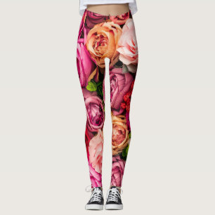 Leggings Gros hérissons Roses