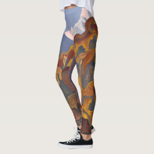 Leggings Grottes sacrées, 1932 par Nicholas Roerich