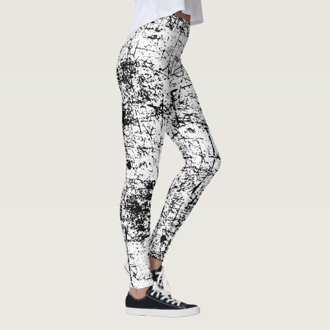 Leggings Grunge blanc (Droite)