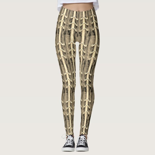 Leggings Grunge inhabituel foncé (Devant)