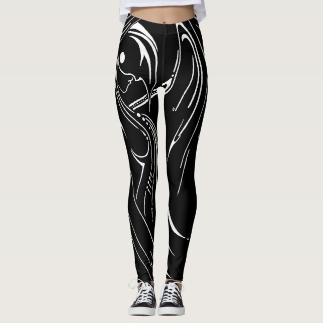 Leggings Guerrier d'ange (Devant)