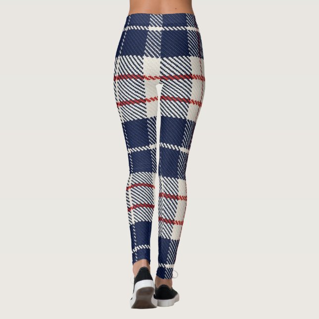 Leggings guêtres 1 de plaid (Dos)