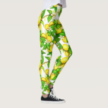 Guêtres à la mode d'impression de citron
