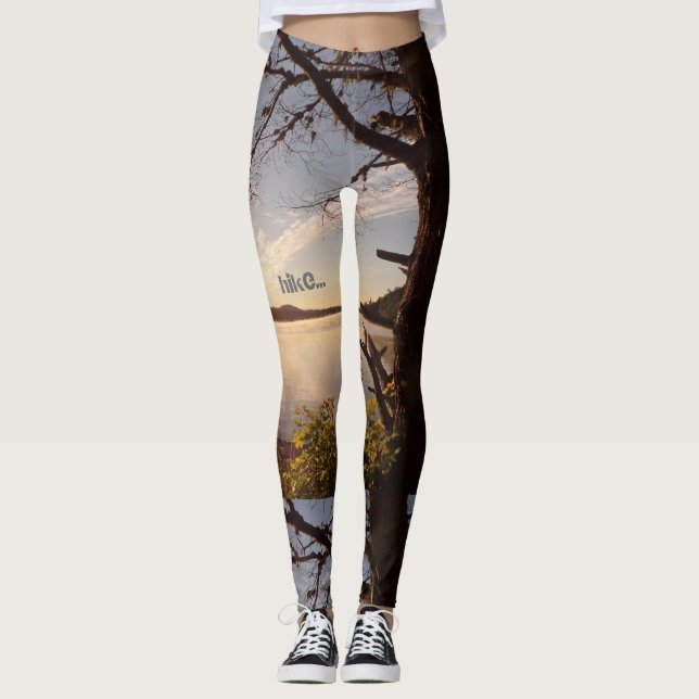 Leggings guêtres appalachiennes de yoga de traînée (Devant)