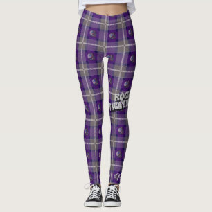 Leggings Guêtres assez mauvaises "de plaid de sirène" -