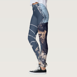 Leggings Guêtres australiennes de chien de bétail imprimées