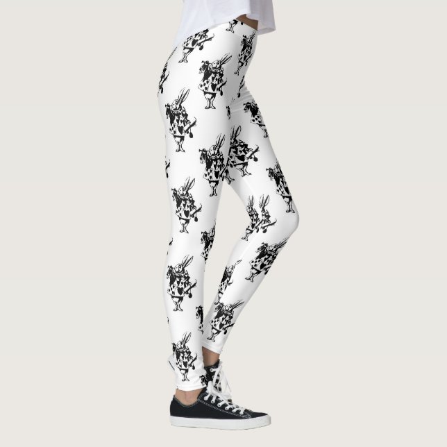 Leggings Guêtres blanches de lapin (Droite)