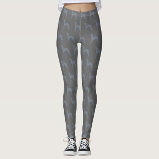 Leggings Guêtres bleues de lévrier italien