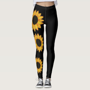 Leggings Guêtres chics sportives de noir d'Activewear de