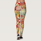 Guêtres chinoises d'impression florale