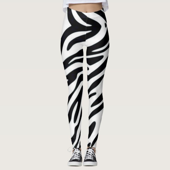 Leggings Guêtres classiques de mode de poster de animal du (Devant)