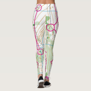 Leggings Guêtres - cours d'Orienteeing
