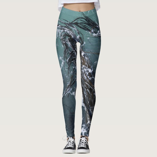 Leggings Guêtres d'algue (Devant)
