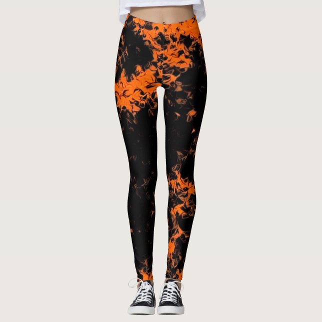 Leggings Guêtres d'amour d'éloge de Halloween Marshmello (Devant)