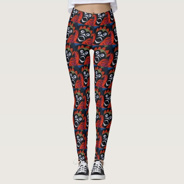 Leggings Guêtres d'ancêtres de Dahn Dahlas Authentics (Devant)