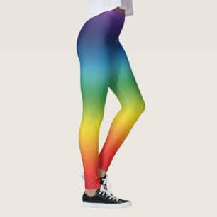 Leggings Guêtres d'arc-en-ciel de Chakra