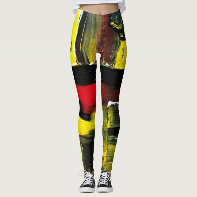 Leggings Guêtres d'art de Dolezal : Résumé 1 (Devant)