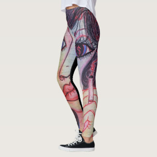 Leggings Guêtres d'art de LuckyPen