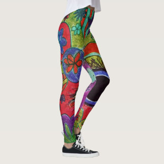 Leggings Guêtres d'art de LuckyPen