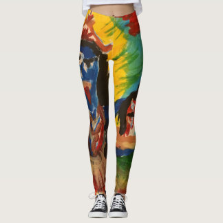 Leggings Guêtres d'art de LuckyPen