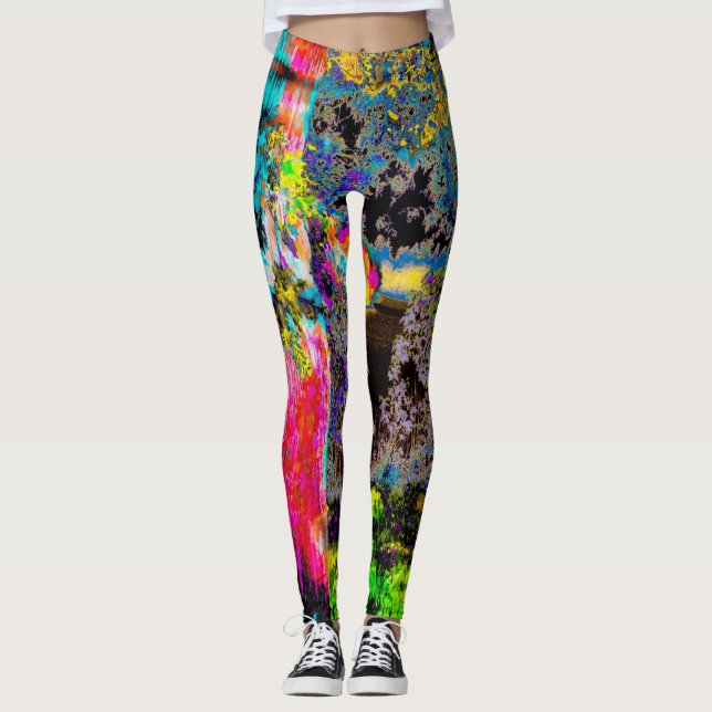 Leggings Guêtres d'art de Neurodiversity (Devant)
