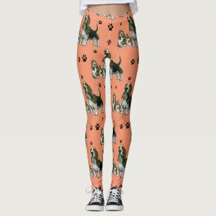 Leggings Guêtres de Basset Hound, chiens de Basset Hound