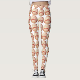 Leggings Guêtres de boule du base-ball des femmes partout