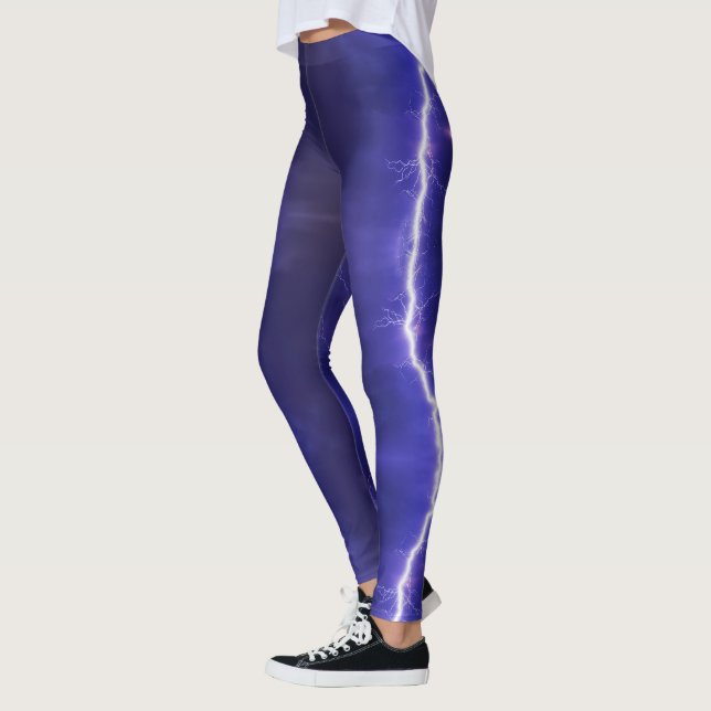 Leggings Guêtres de boulon de foudre de jambes de tempête (Gauche)