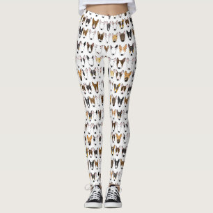 Leggings Guêtres de bull-terrier de mélange de despote