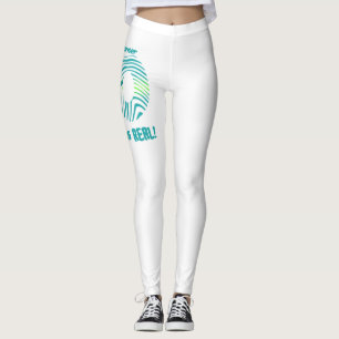 Leggings Guêtres de Cancer ovarien de Cancer de COUP DE
