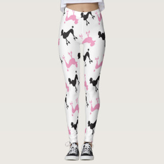 Leggings Guêtres de caniches de Paris