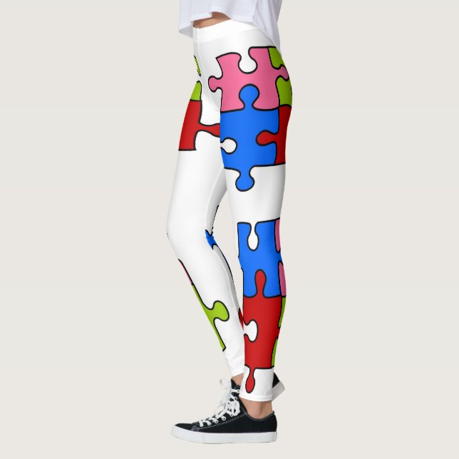 Leggings Guêtres de casse-tête (Gauche)