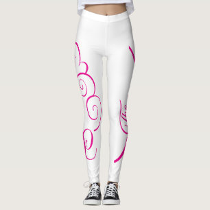 Leggings Guêtres de cc - logo et texte