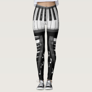 Leggings Guêtres de clavier de piano