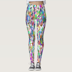 Leggings Guêtres de conception de poses de yoga